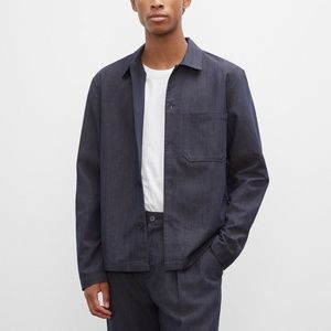 Long Sleeve Workshirt - New With Tags - NEVER WORN - Indigo